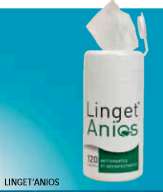 Lingette désinfectante Linget'Anios - recharge 120 - Tout le medical